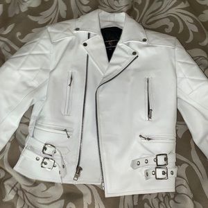 White Motorcycle Jacket